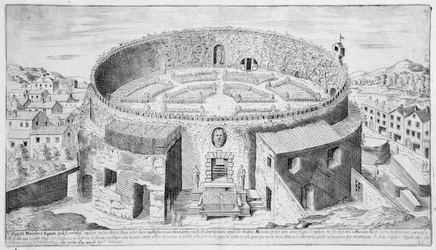 The Mausoleum of Augustus, Rome, plate 36 from 